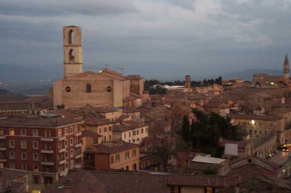 Perugia from Piazza Italia