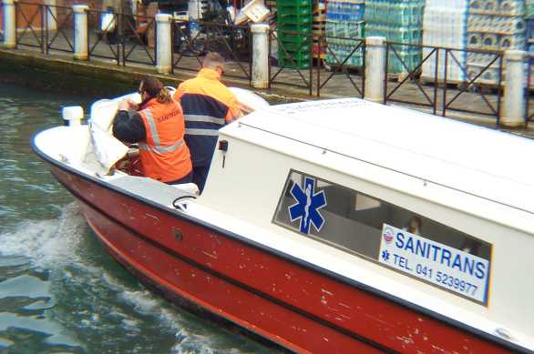 Ambulance boat