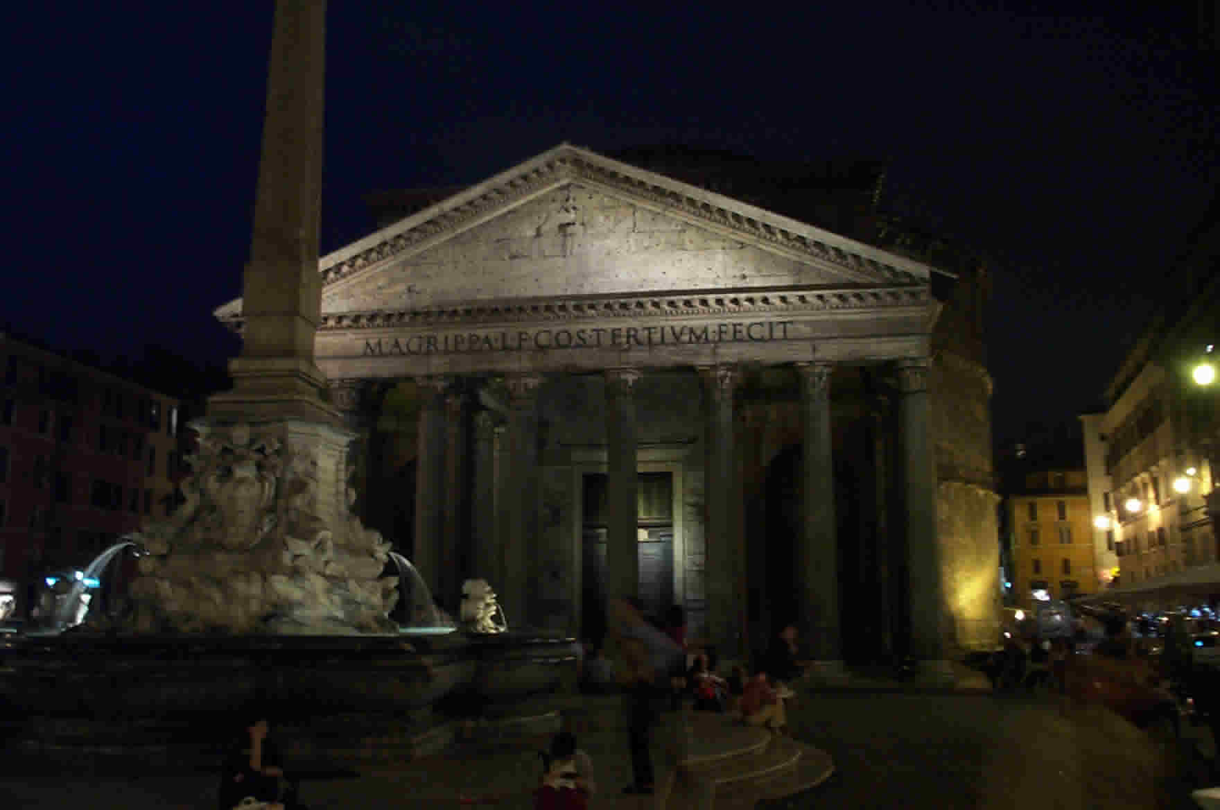 Piazza Navona and the Pantheon