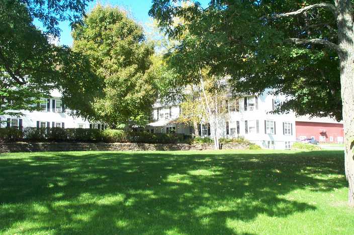 Lawn in front of Our Inn