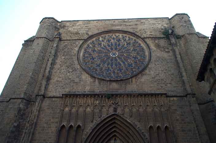 Church in Old Barcelona